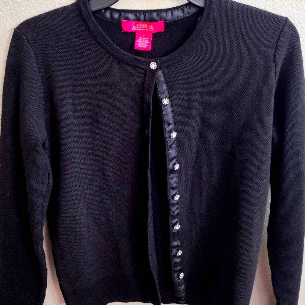 Black cardigan